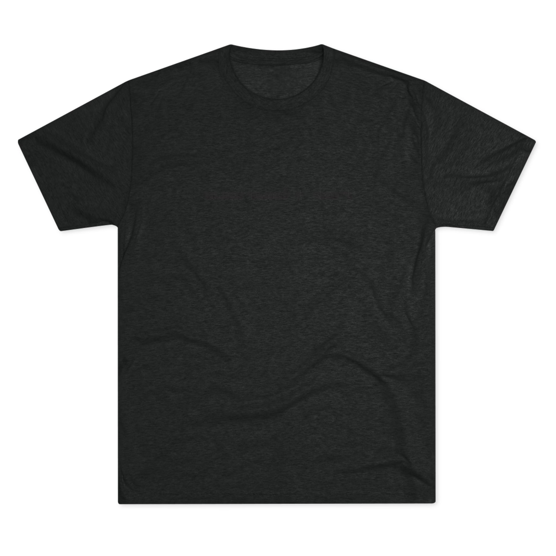 Unisex Tee - Plain Black T-Shirt - Trendy Minimalist Design