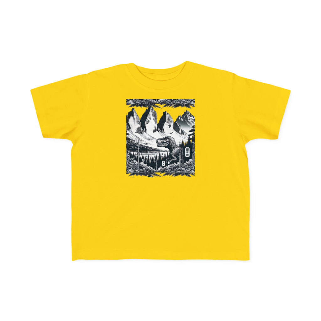 Toddler T-shirt - T-rex Manga Sketch Print