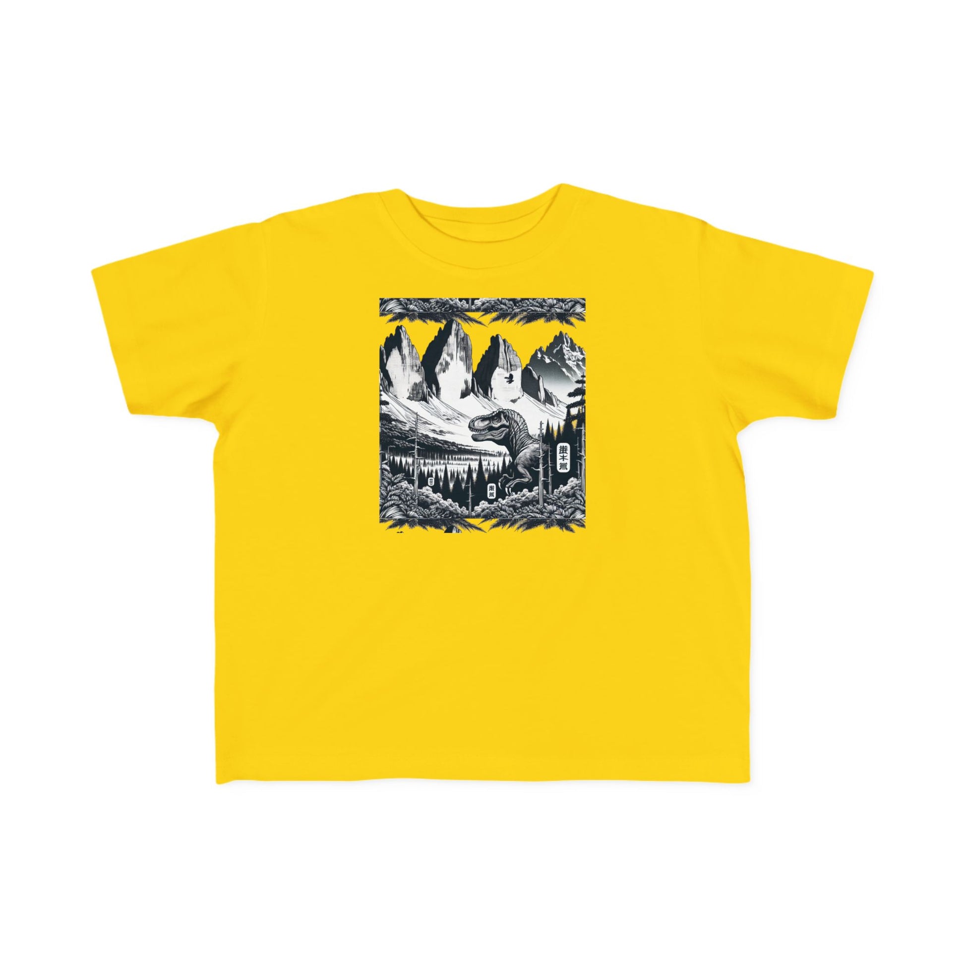 Toddler T-shirt - T-rex Manga Sketch Print