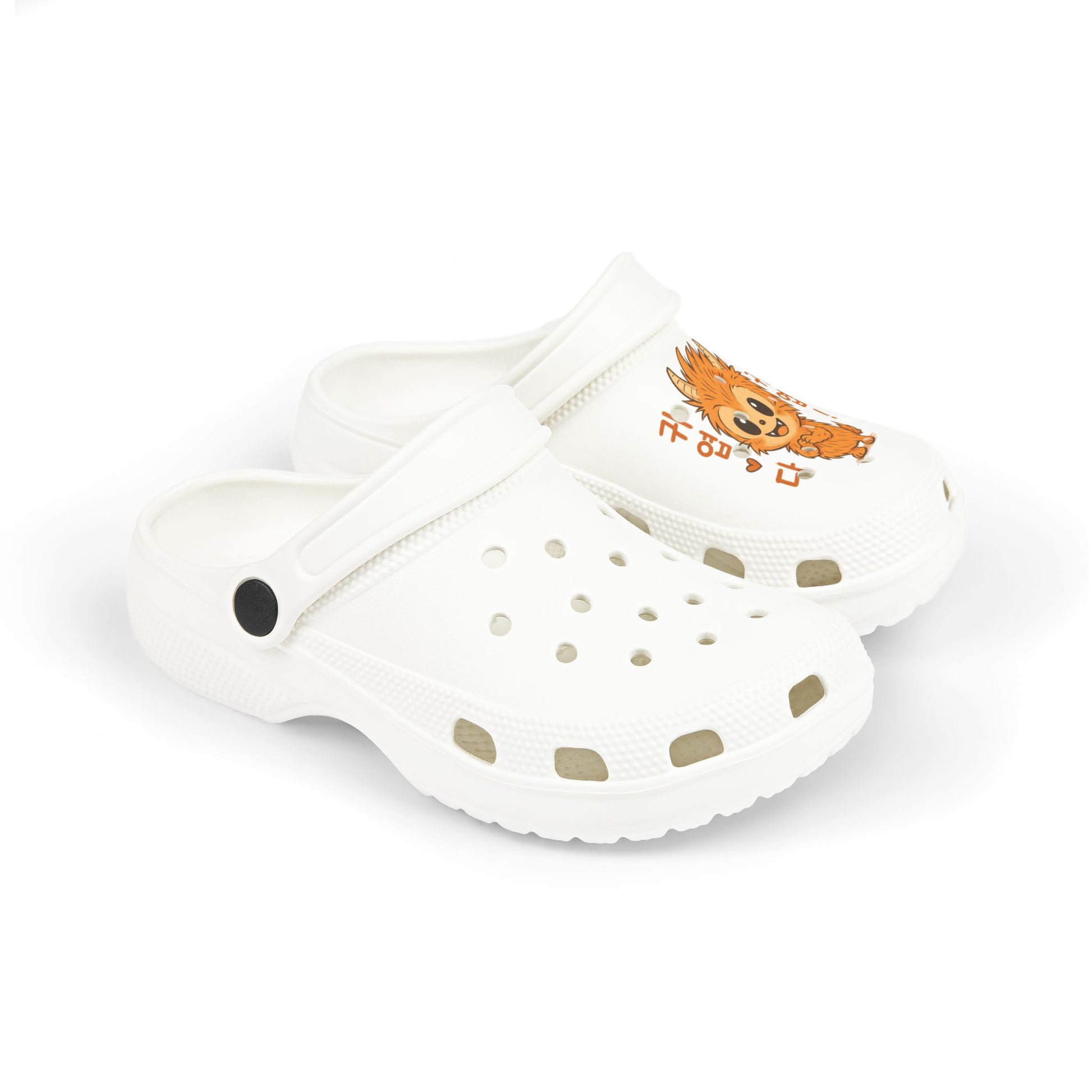 Kids' Lion-Print Foam Clogs, Fun Summer Shoes, Outdoor Play Footwear, Kids' Slippers, Unique Animal-Themed Clogs