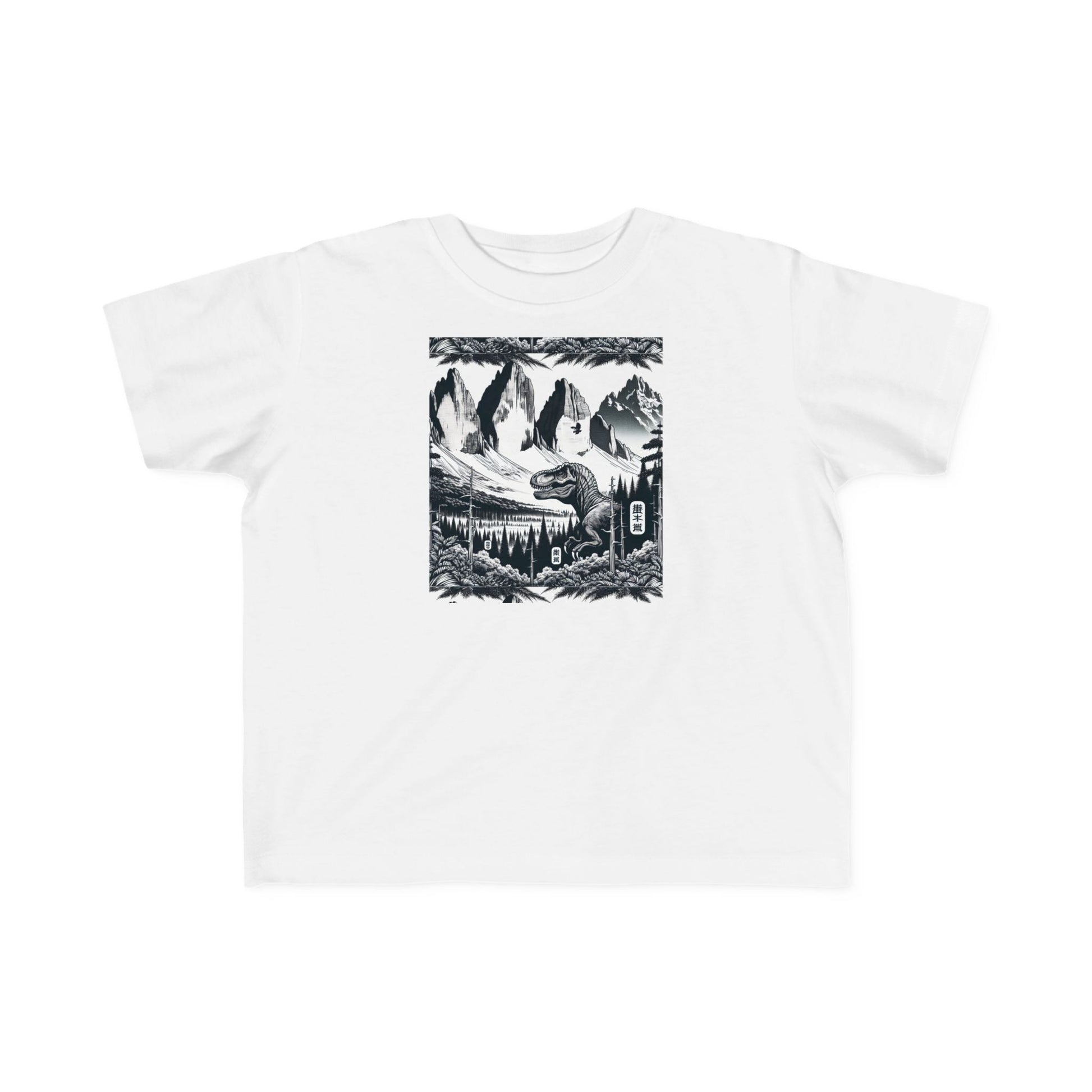 Toddler T-shirt - T-rex Manga Sketch Print