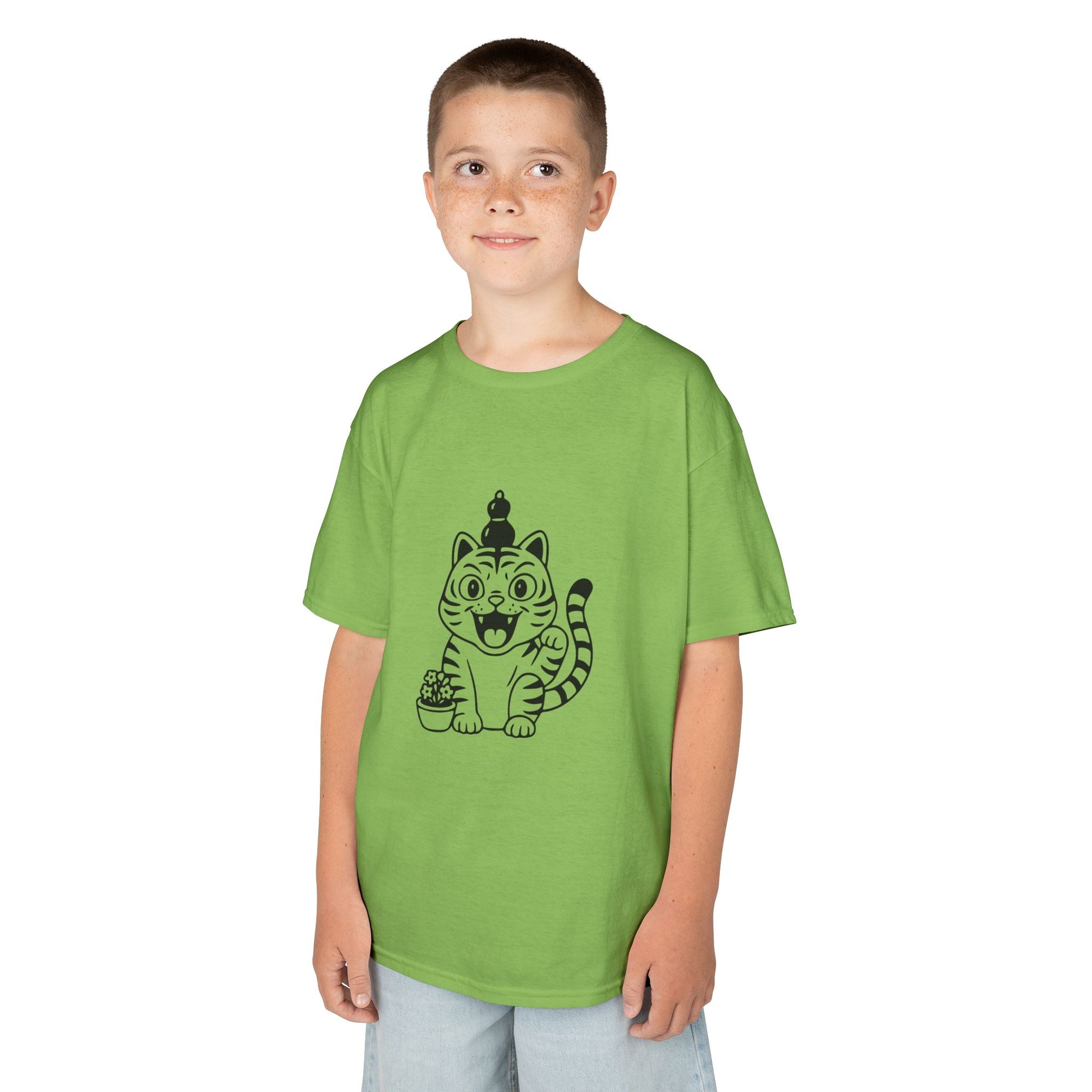Kids T-Shirt Kpop Demon Hunter Tiger Character