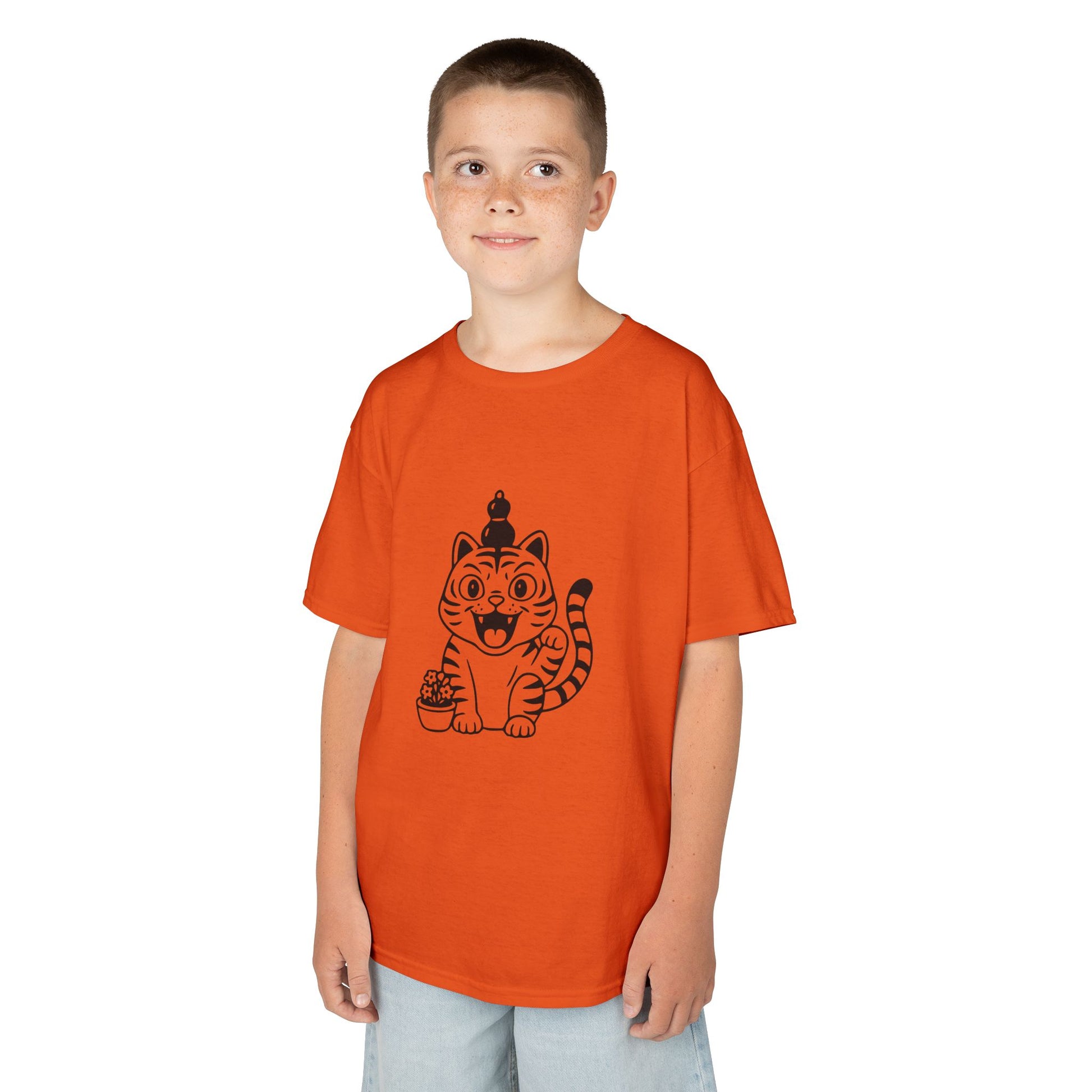 Kids T-Shirt Kpop Demon Hunter Tiger Character
