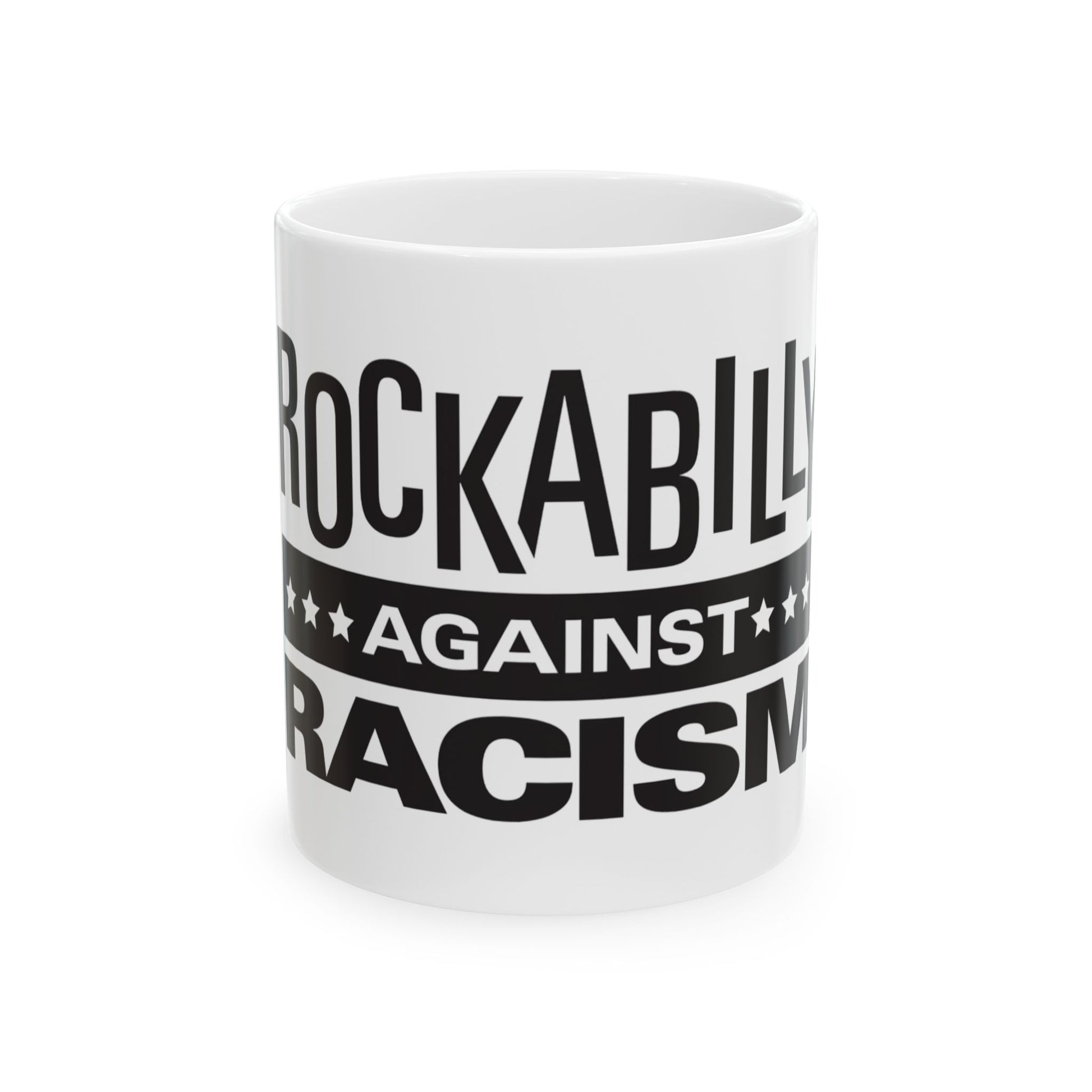 Rockabilly Against Racism Mug- Vintage Retro Coffee Cup