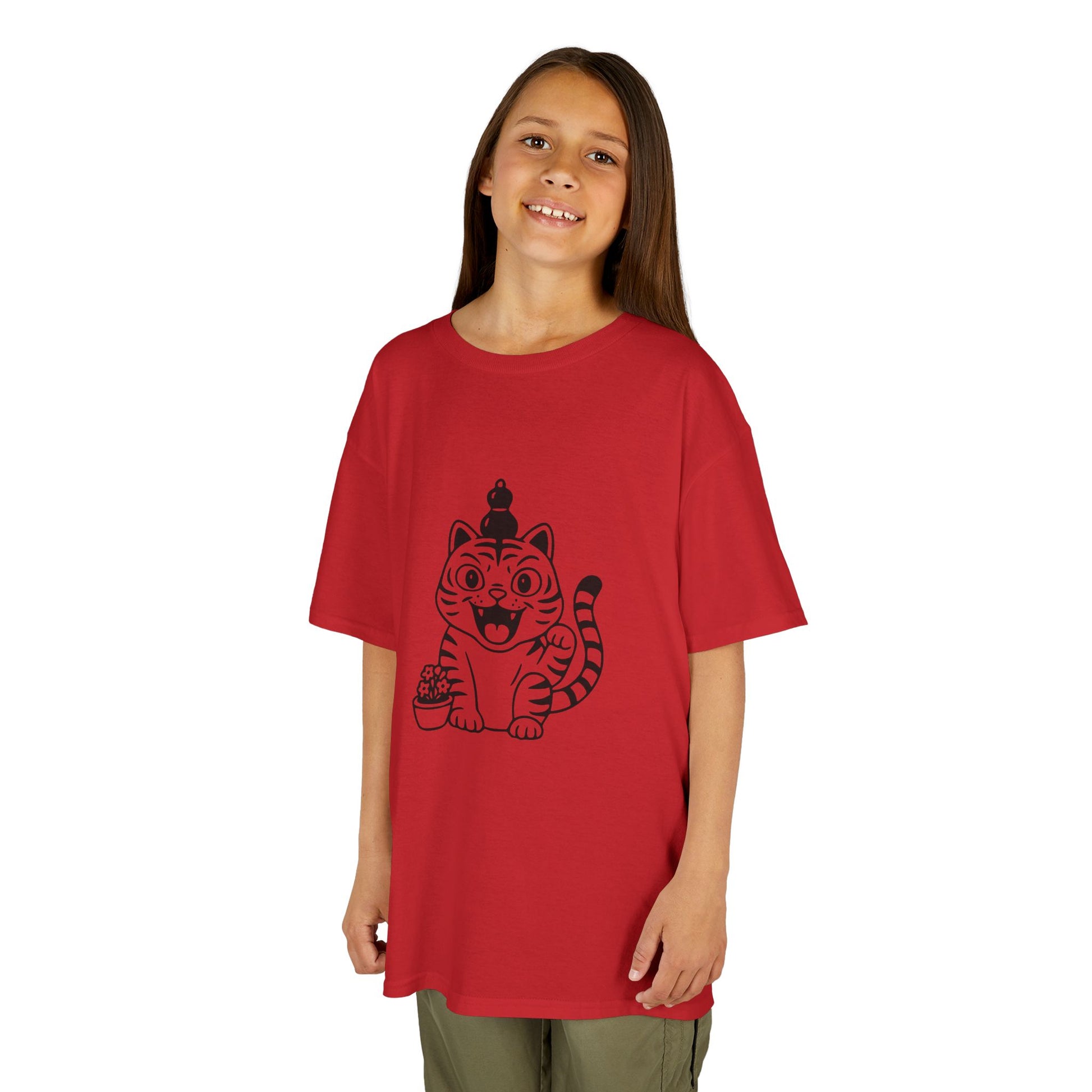 Kids T-Shirt Kpop Demon Hunter Tiger Character
