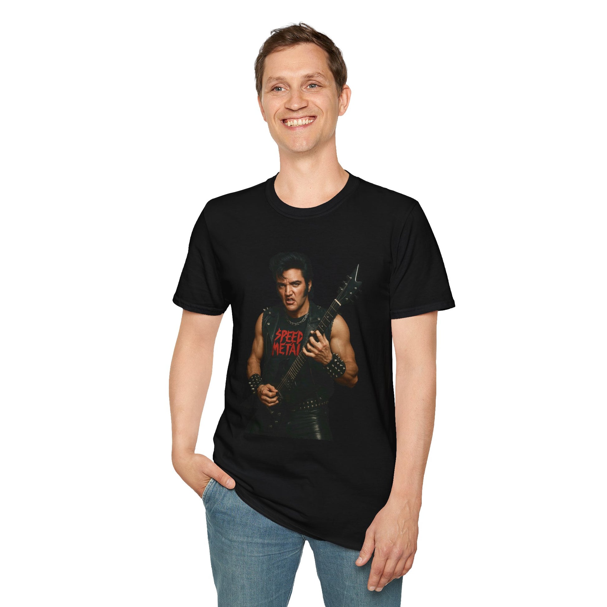 Unisex T-Shirt Speed Metal Elvis Design