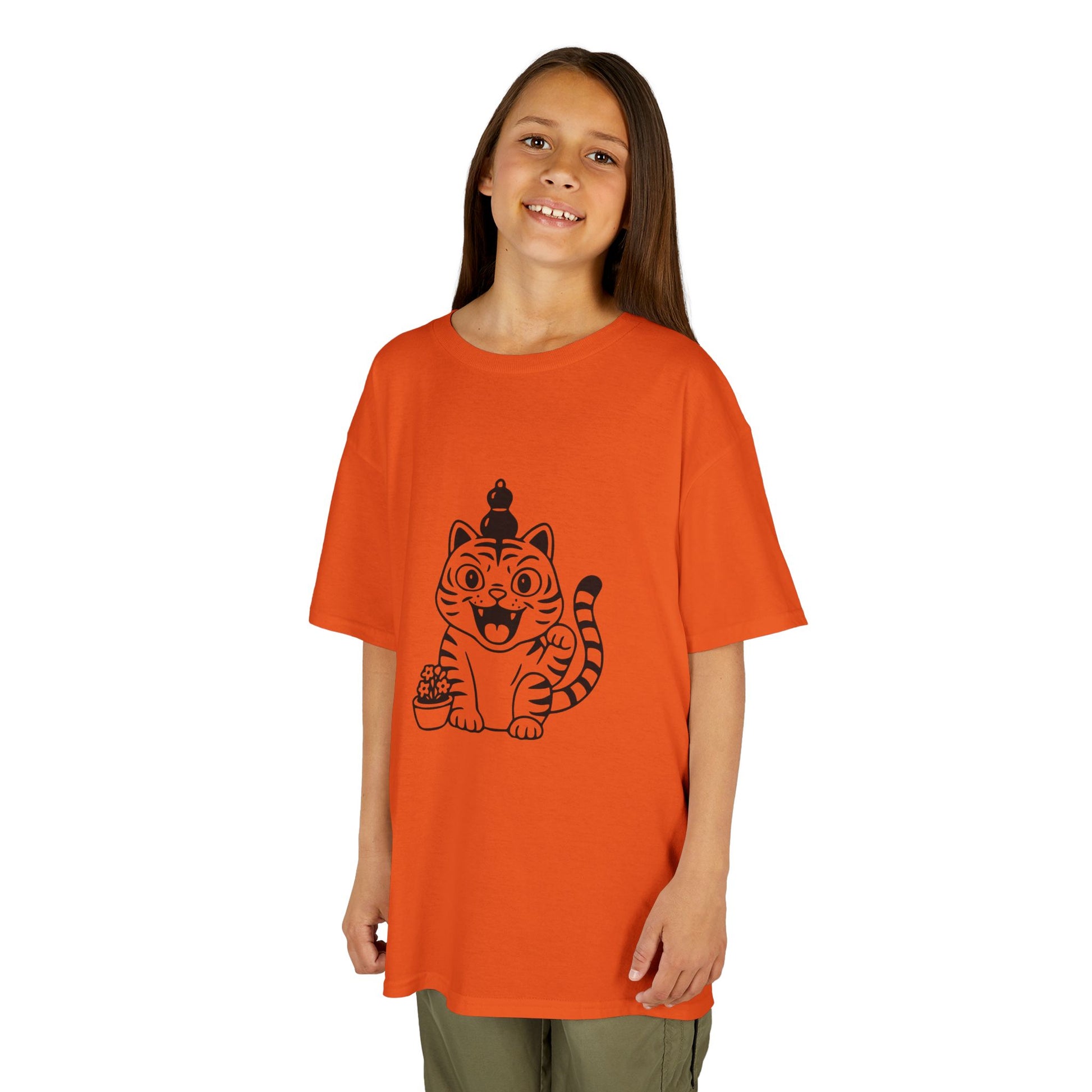 Kids T-Shirt Kpop Demon Hunter Tiger Character