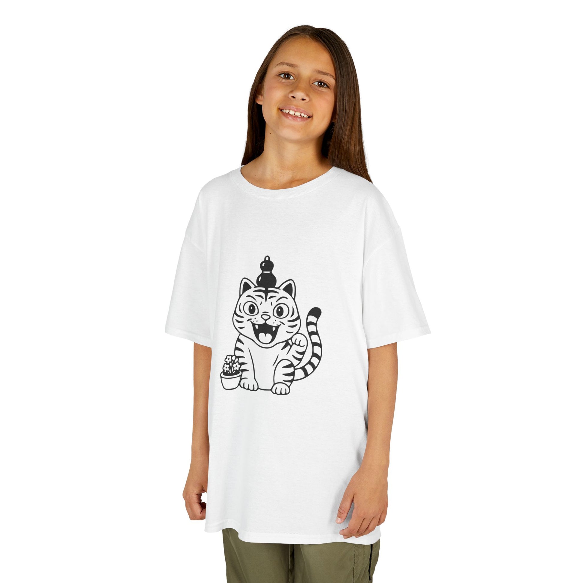 Kids T-Shirt Kpop Demon Hunter Tiger Character