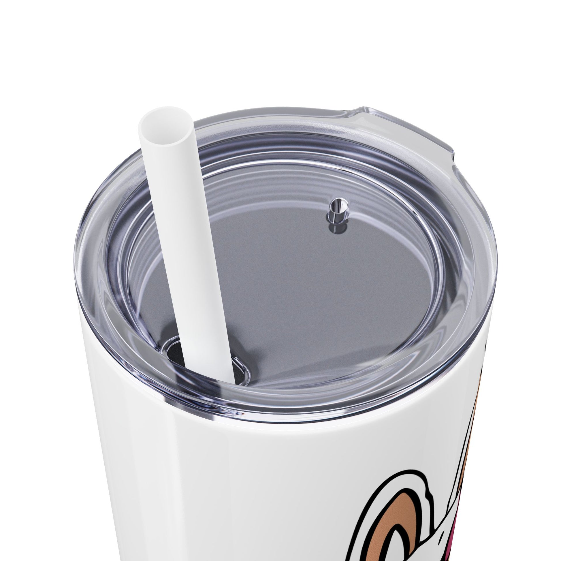 Cute Labubu Hello Kitty 20oz Skinny Tumbler with Straw, Adorable Drinkware, Kids Gift, Sunmer, Party Favor, Fun Design